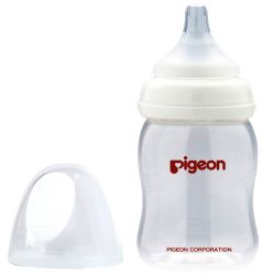 Бутылочка для кормления Pigeon Перистальтик Плюс, с широким горлом, 160мл