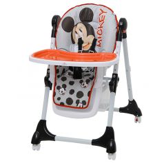 Стульчик для кормления Polini Disney baby 470 Микки Маус, серый