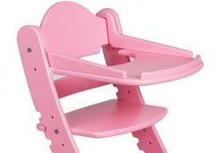 Столик для кормления «Два кота» к стулу М1, розовый