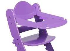 Столик для кормления «Два кота» к стулу М1, фиолетовый
