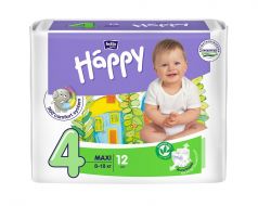 Подгузники Bella Baby Happy Maxi 4 (8-18кг), 12шт.