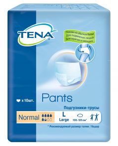 Трусы-подгузники TENA Pants Normal L, 10шт.