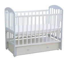 Кровать детская "Фея" 328, бело-лазурная