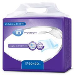 Пеленки iD Protect одноразовые для взрослых 60х90, 30шт.