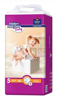 Подгузники Helen Harper Baby Junior, 11-18кг, 68шт.
