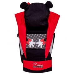 Рюкзак-кенгуру Polini kids Disney baby "Минни Маус", с вышивкой, черный