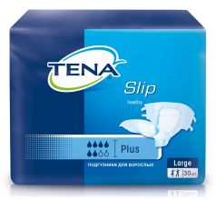 Подгузники TENA Slip Plus Feel Dry L, 30шт.