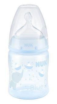 Бутылочка NUK FC+ Baby Blu "Слоник" M, с силиконовой соской, 150мл
