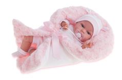 Кукла Antonio Juan "Вита" в розовом, озвученная (детский лепет), 34см