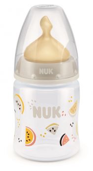 Бутылочка NUK First Choice Plus М "Арбузы" с соской из латекса, 150мл