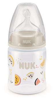 Бутылочка NUK First Choice Plus М "Арбузы" с соской из силикона, 150мл