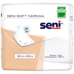 Пеленки Seni Soft Basic впитывающие одноразовые, 60х60см, 30шт.