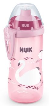 Поильник NUK для активных и подвижных детей, розовый, 300мл