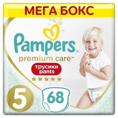 Подгузники-трусики Pampers Premium Care Pants Junior 5 (12-17кг), 68шт.