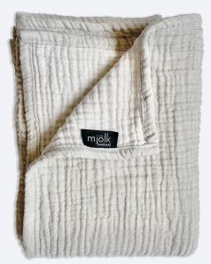 Одеяло муслиновое Mjolk "Песочный", 120х100см