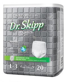 Подгузники-трусы для взрослых Dr. Skipp Standard L-3, 100-140см, 20шт.