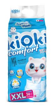 Подгузники-трусики kiOki Comfort Soft XXL (15-25кг), 36шт.