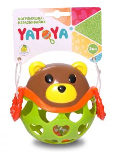 Погремушка-неразбивайка YATOYA "Медведь"