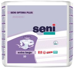 Подгузники для взрослых Seni Optima Plus Extra Large, 4 размер, 105-155см, 10шт.