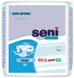 Подгузники для взрослых Seni Optima Large, 3 размер, 80-125см, 10шт.