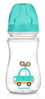 Антиколиковая бутылочка Canpol babies "Toys", голубая, 240мл