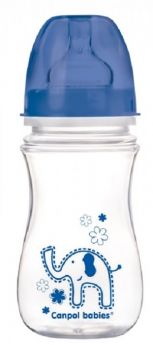 Антиколиковая бутылочка Canpol babies Colourful animals, синяя, 240мл