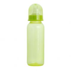 Бутылочка ПоМа, соска силикон. быстрый поток, зеленая, 250мл