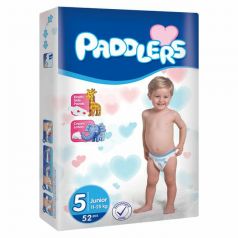 Подгузники Paddlers Baby, 11-25кг, 52шт.