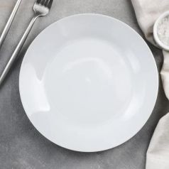 Тарелка обеденная Доляна «Моника», d=22,5см, белая