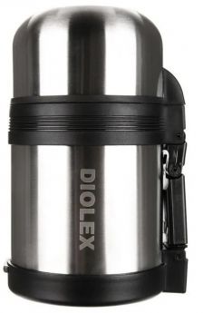 Термос DIOLEX DXU-600-1 с крышкой-чашкой и ручкой, 0,6л