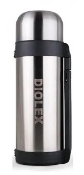 Термос универсальный DIOLEX DXH-1200-1 с кнопкой-клапаном и ручкой, 1,2л