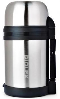 Термос универсальный DIOLEX DXU-1000-1 с кнопкой-клапаном и ручкой, 1л