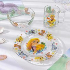 Набор посуды детский «Рапунцель», 3 предмета: кружка 250мл, салатник d=12,7см, тарелка d=19,6см