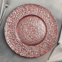 Тарелка подстановочная Magistro «Кринкл», d=33см, цвет бронзовый