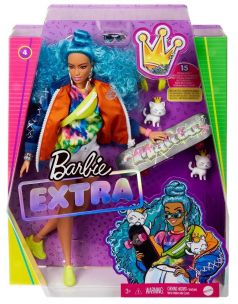 Кукла Barbie Extra с голубыми волосами