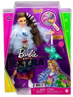 Кукла Barbie Extra в радужном платье