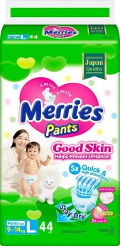 Трусики для детей Good Skin, размер L, 9-14 кг, 44шт.