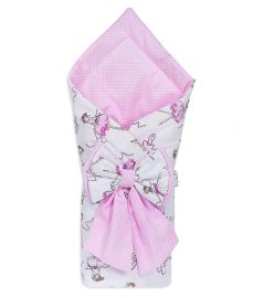 Конверт-одеяло на выписку Чудо-Чадо "Времена года", балерины/розовый