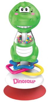 Развивающая игрушка-погремушка Pituso "Дино Elephant", на присоске, 21х10х8,5см