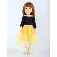 Кукла TRINITY Dolls АНИКО (желтая юбка, черная футболка)