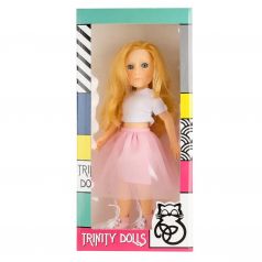 Кукла TRINITY Dolls БЬЯНКА (розовая юбка, белая футболка)