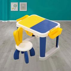 Стол для игр с конструктором Pituso, со стульчиком, 64х47х54,5см