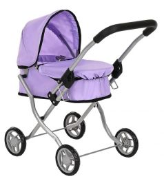 Кукольная коляска Pituso, 58х33х55см, светло-фиолетовая